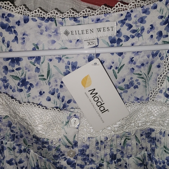 NWT Eileen West waltz cap sleeve gown sz xs - Picture 7 of 7